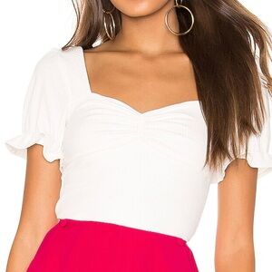 Lana top in White by Privacy Please